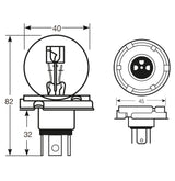 Ring Lampadina 24V 55/50W R2