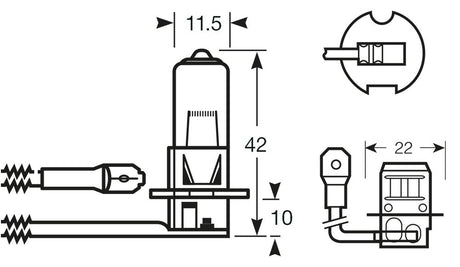 Ringförmige Glühbirne 48V 45W