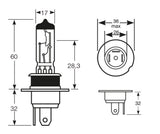 Ringbirne 12V 60/55W