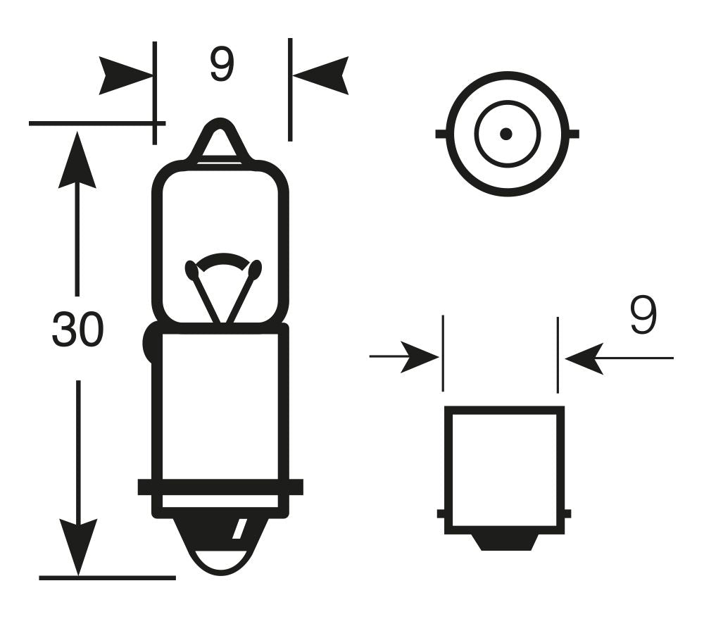Bombilla de luz de anillo 12V 10W