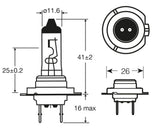 Ring Lampadina Long Life 12V 55W H7