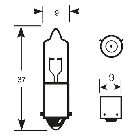 Ringbirne 24V 21W H21W