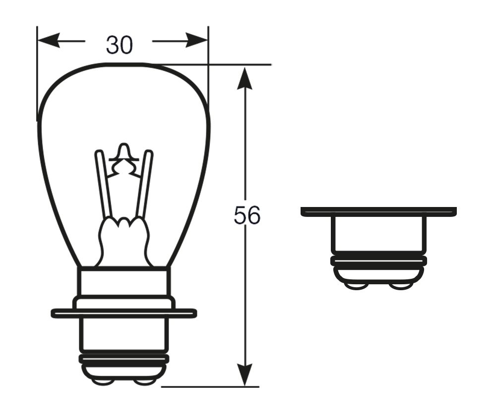 Bombilla de luz de anillo 12V 45/40W