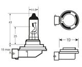 Ringförmige Halogenlampe 12V 35W H8