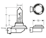 Ringförmige Halogenlampe 12V 65W H9