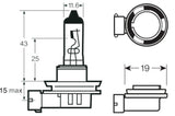 Ring Lampadina 12V 19W H16