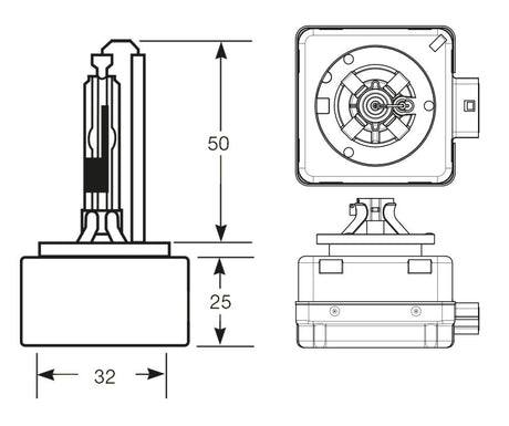 Ring Lampadina Xenon HID D1R