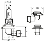 Ring Lampadina 12V 60W HB3