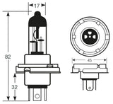 Bombilla de luz de anillo 12V 45/40W