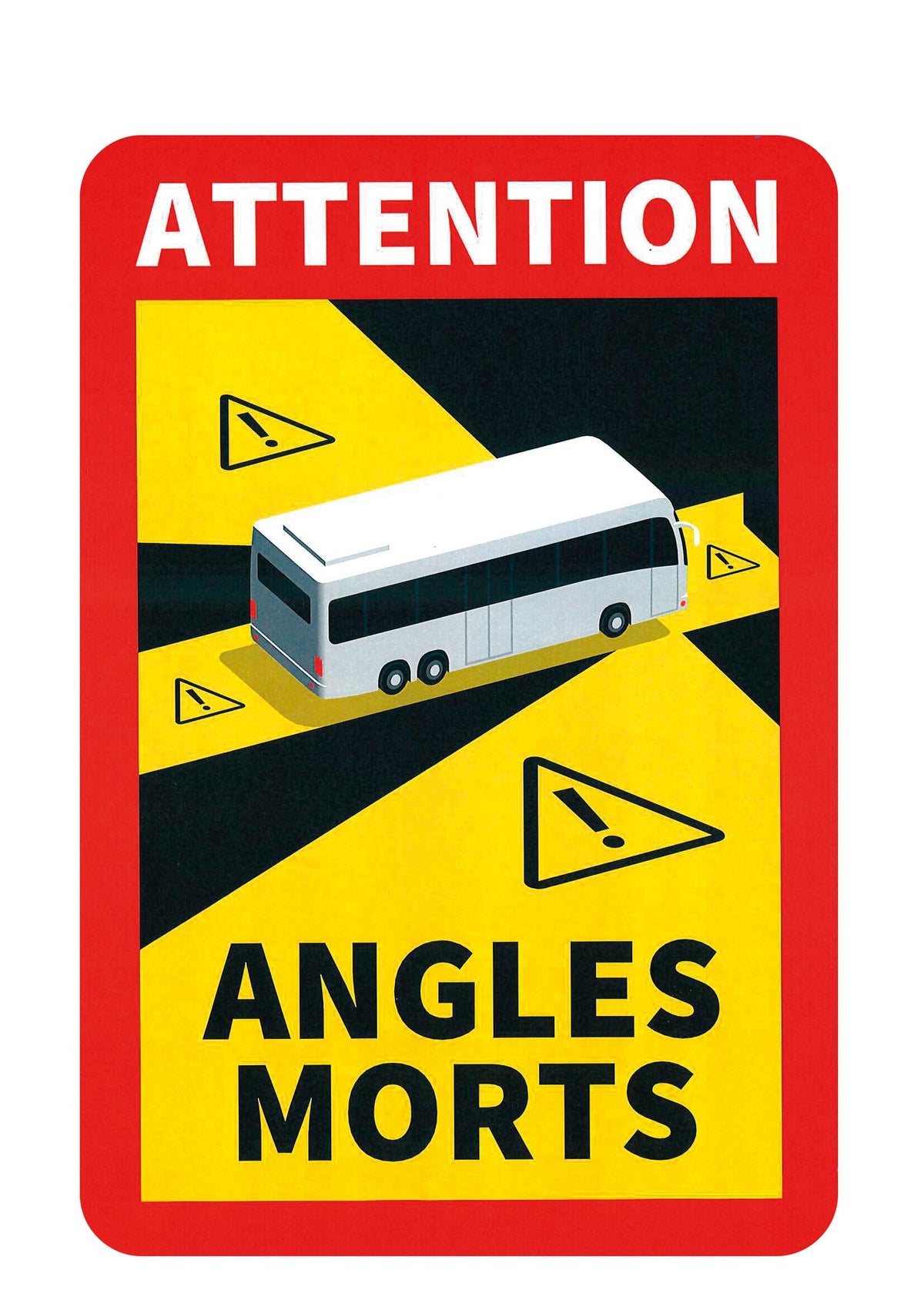 Lampa Contrassegno adesivo angoli morti, 1 pz - Autobus RA90602