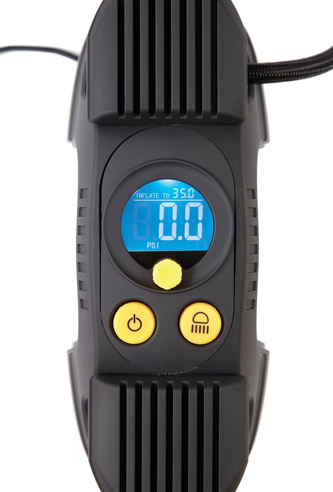 Compresor digital Ring 12V rápido con lámpara LED