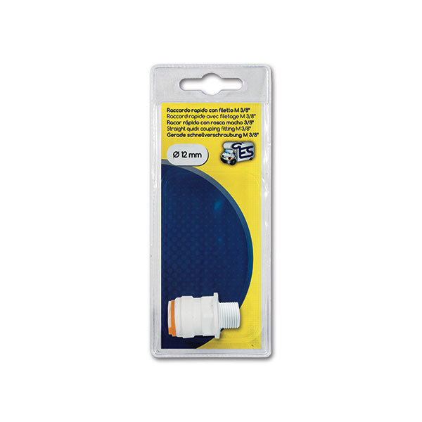 Acoplamiento rápido recto diámetro 12 mm M3/8'' bl 8032793936084