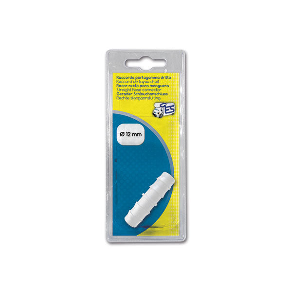 Manicotto dritto diametro 12 mm in blister RACD12C