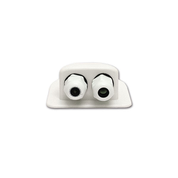 GES Passatetto a Cupolino Ø 12 mm Bianco