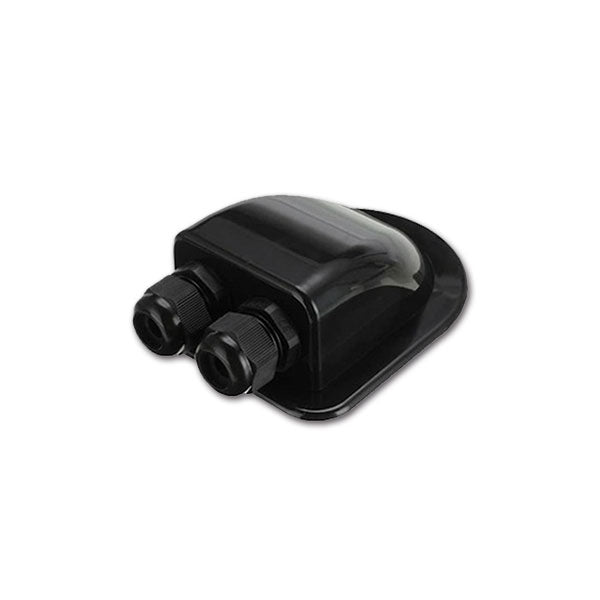 GES Passatetto a Cupolino Ø 12 mm Nero