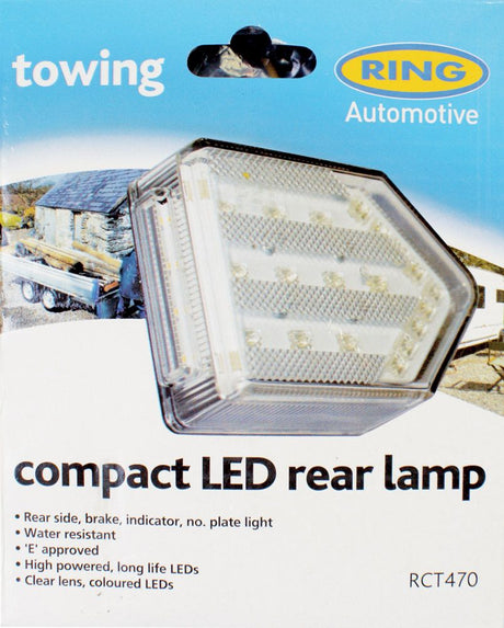 Ringanhängerleuchte 12V LED 4 Funktionen