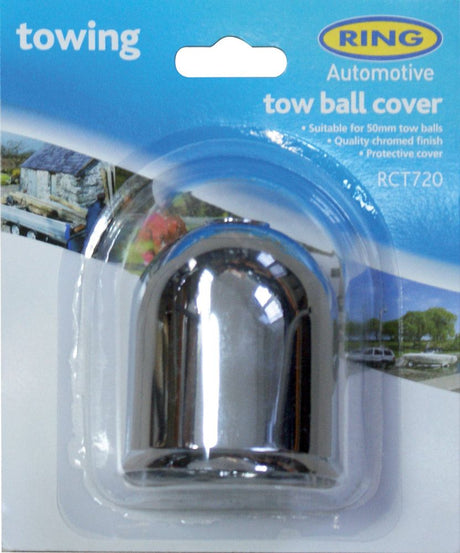 Chrome Tow Hook Ball Cover Ring