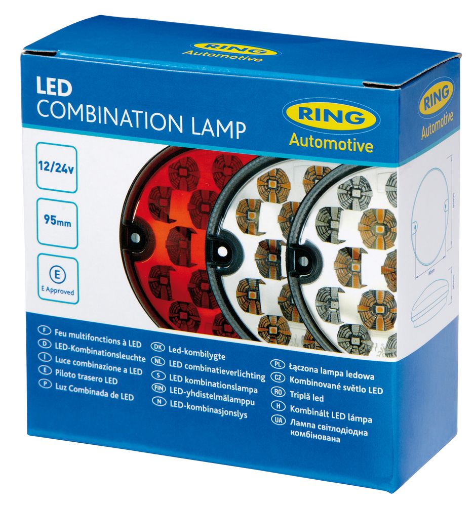 Anillo de luz LED 12-24V 95 mm flechas transparentes