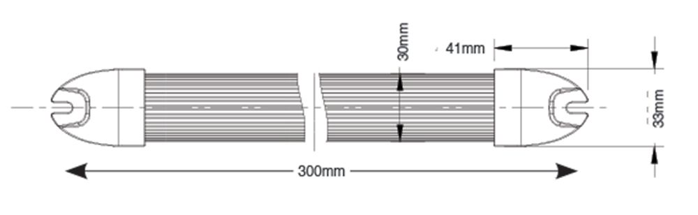 Ringförmige Deckenleuchte für den Innenbereich, 12 LEDs, 12–36 V