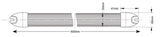 Lámpara de techo interior Ring de 24 LED, 12-36 V