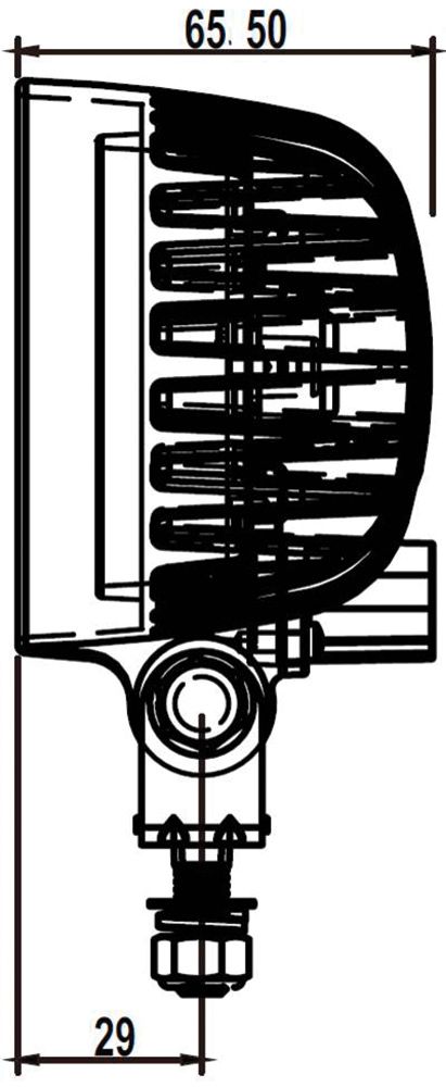 Ring Faro da lavoro a led 12-24V ovale