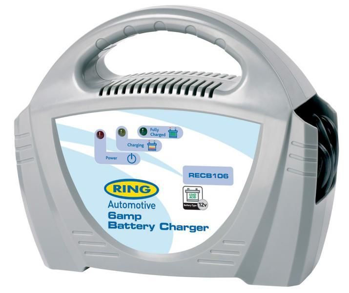 Ring Tragbares DIY-Batterieladegerät 12V 6 Ampere