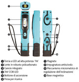 Ring Lampada da ispezione professionale a led MAGflex