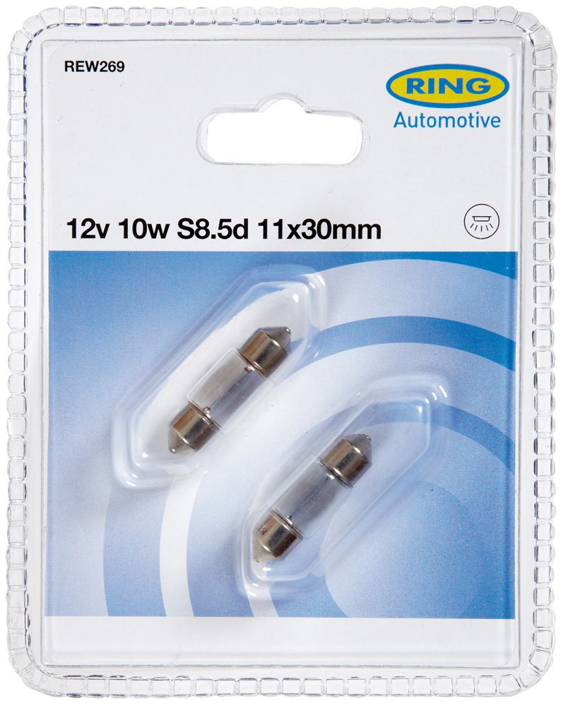 Ringförmige Glühbirnen 12V 10W 11x30 mm