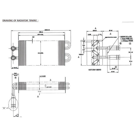 Radiatore per RIS260 RIS260R