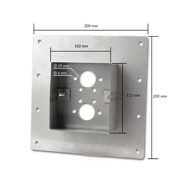 Autoterm Staffa montaggio pavimento AIR 4D - H 40 mm