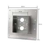 Autoterm Staffa montaggio pavimento AIR 4D - H 40 mm