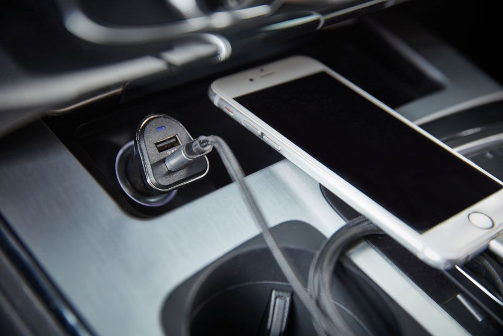 Ring-Autoladegerät mit 2 USB-Anschlüssen (2,5 A)
