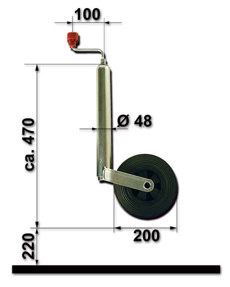 Al-ko Ruotino appoggio 150 kg