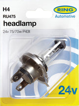 Ring Lampadina 24V 75/70W H4