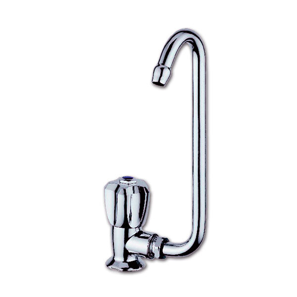 Rubinetto CRISTAL singolo sinistro con cannaabbattibile RUB2120A