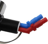 Rubinetto miscelatore Arona corto Nero/Cromo con interruttore pompa CAN