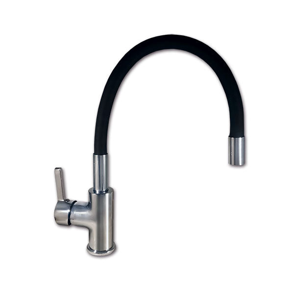 Miscelatore con canna flessibile nera RUB4260