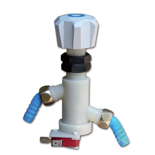 Grifo bajo encimera con interruptor blanco RUB5011