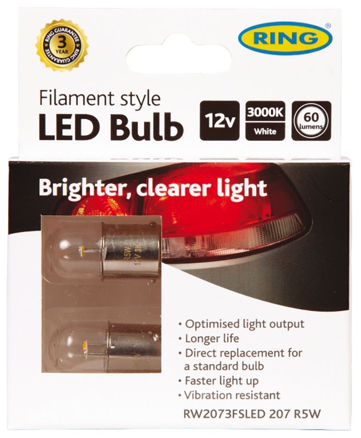 Bombillas LED de filamento Ring R5W de 12 V