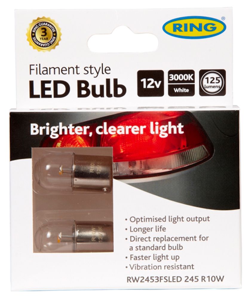 Ring Lampadine led a filamento R10W 12V