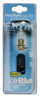 Bombillas de luz de anillo azul hielo H3 12 V 55 W