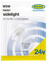 Ringbirnen 24V 5W W5W