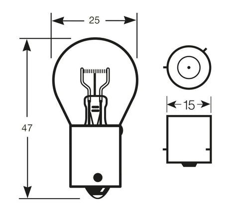 Ring Lampadine 24V 21W PY21W