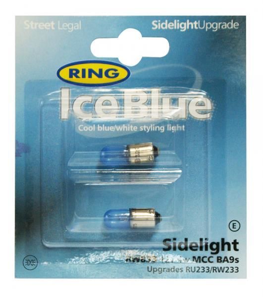 Ringlichtbirnen Eisblau T4W 12V 4W