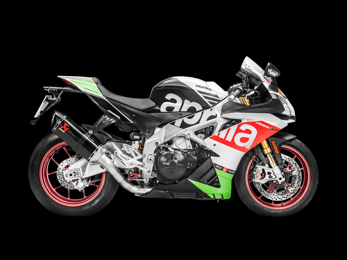 Akrapovic S-A10E8-RC Scarico Completo evolution non omologato fodero carbonio APRILIA TUONO V4 15-20