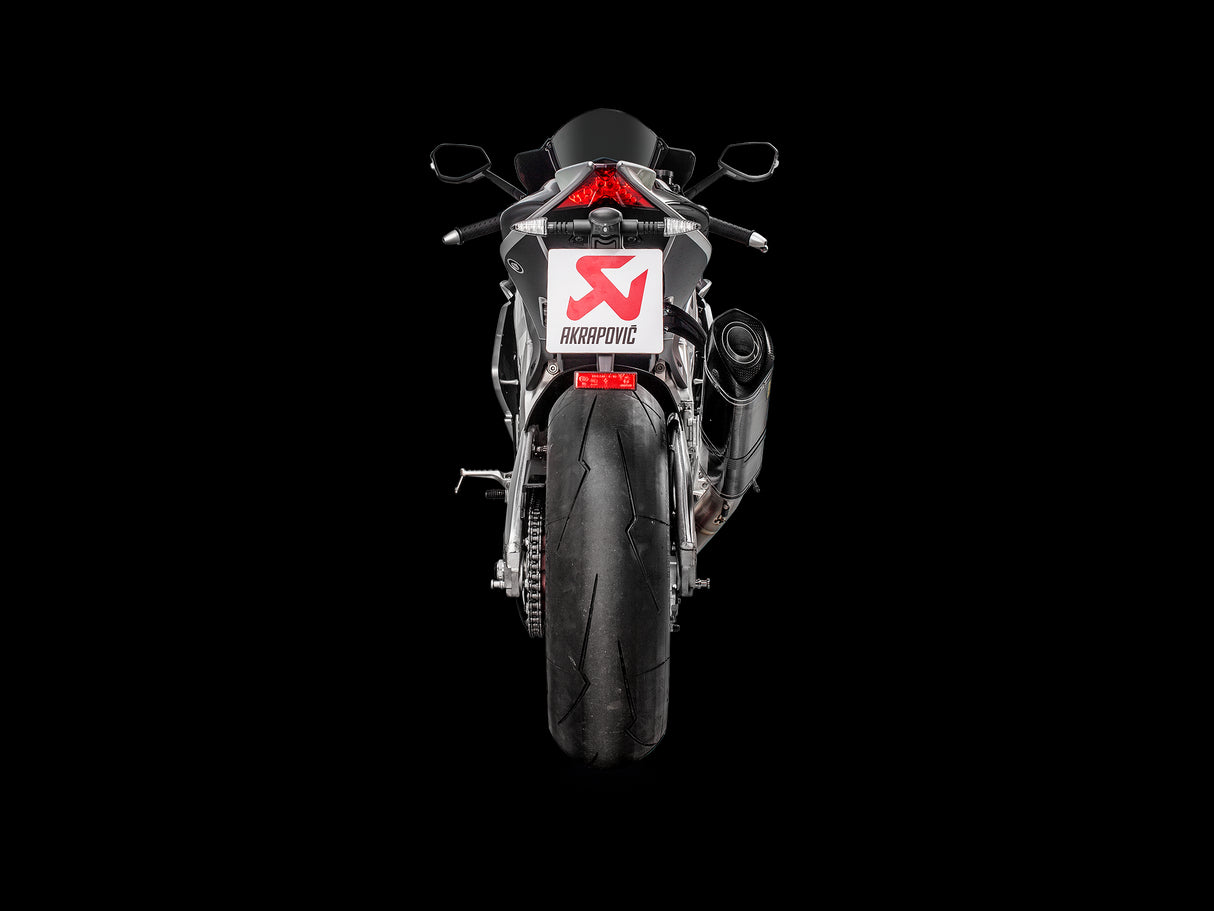 Akrapovic S-A10E8-RC Scarico Completo evolution non omologato fodero carbonio APRILIA TUONO V4 15-20