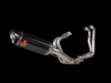 Akrapovic S-A10E8-RC Scarico Completo evolution non omologato fodero carbonio APRILIA TUONO V4 15-20