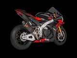 Akrapovic S-A10SO13-RC Terminale scarico silenziatoreSlip-on non omologato APRILIA RSV 4 21-24