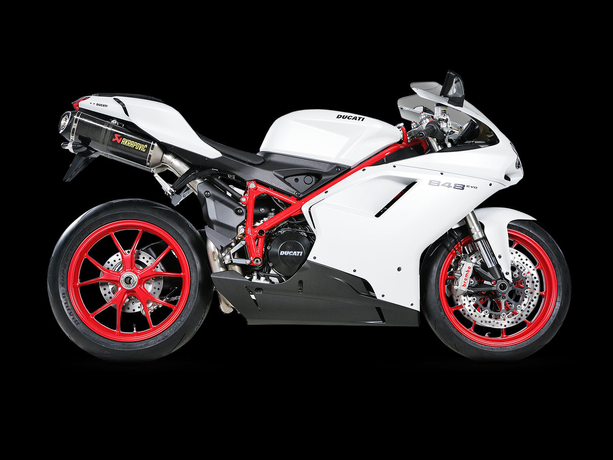 Akrapovic S-D10SO3-ZC Coppia silenziatori non omologati fodero in carbonio DUCATI 848 / 848 EVO 848 08-10 848 EVO 11-14