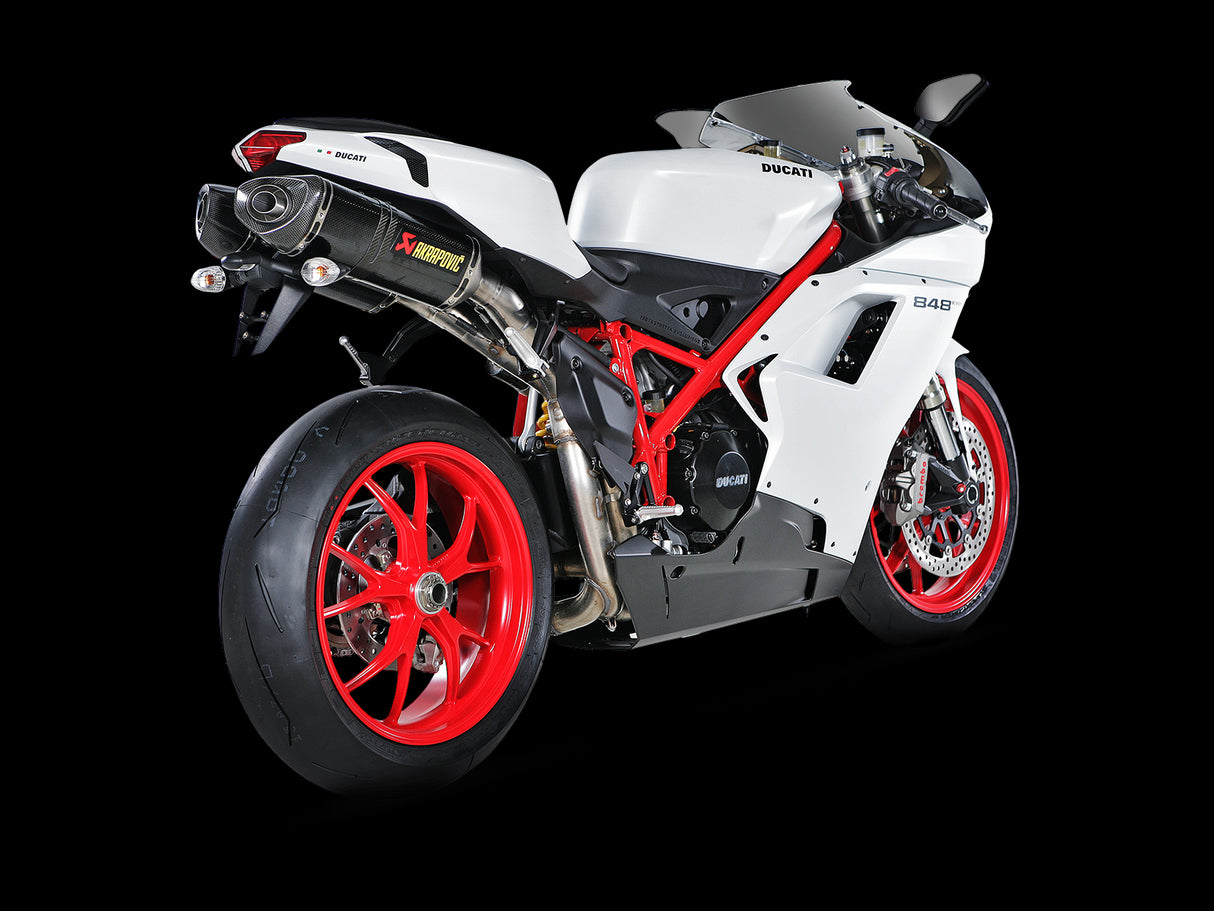 Akrapovic S-D10SO3-ZC Coppia silenziatori non omologati fodero in carbonio DUCATI 848 / 848 EVO 848 08-10 848 EVO 11-14